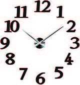 Hodiny - Moderné nástenné hodiny JOLYI FOX Plexi  X0066 (Biela) - 9911867_