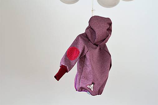 Softshellka "little butterfly"" (80, dĺ: 35cm)