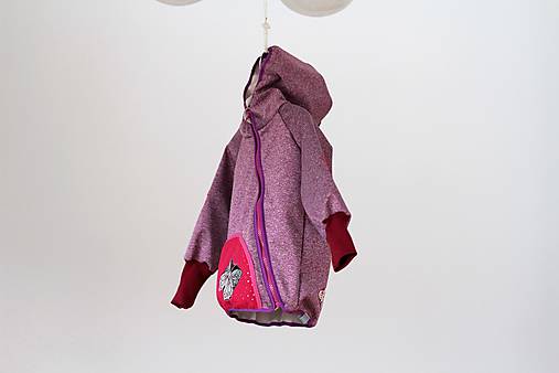 Softshellka "little butterfly"" (80, dĺ: 35cm)