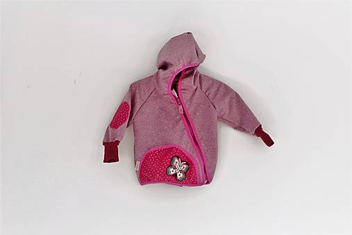 Softshellka "little butterfly"" (80, dĺ: 35cm)