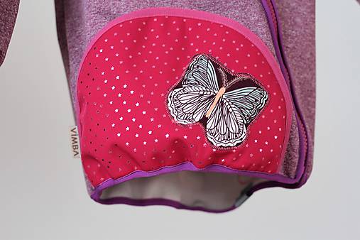 Softshellka "little butterfly"" (80, dĺ: 35cm)
