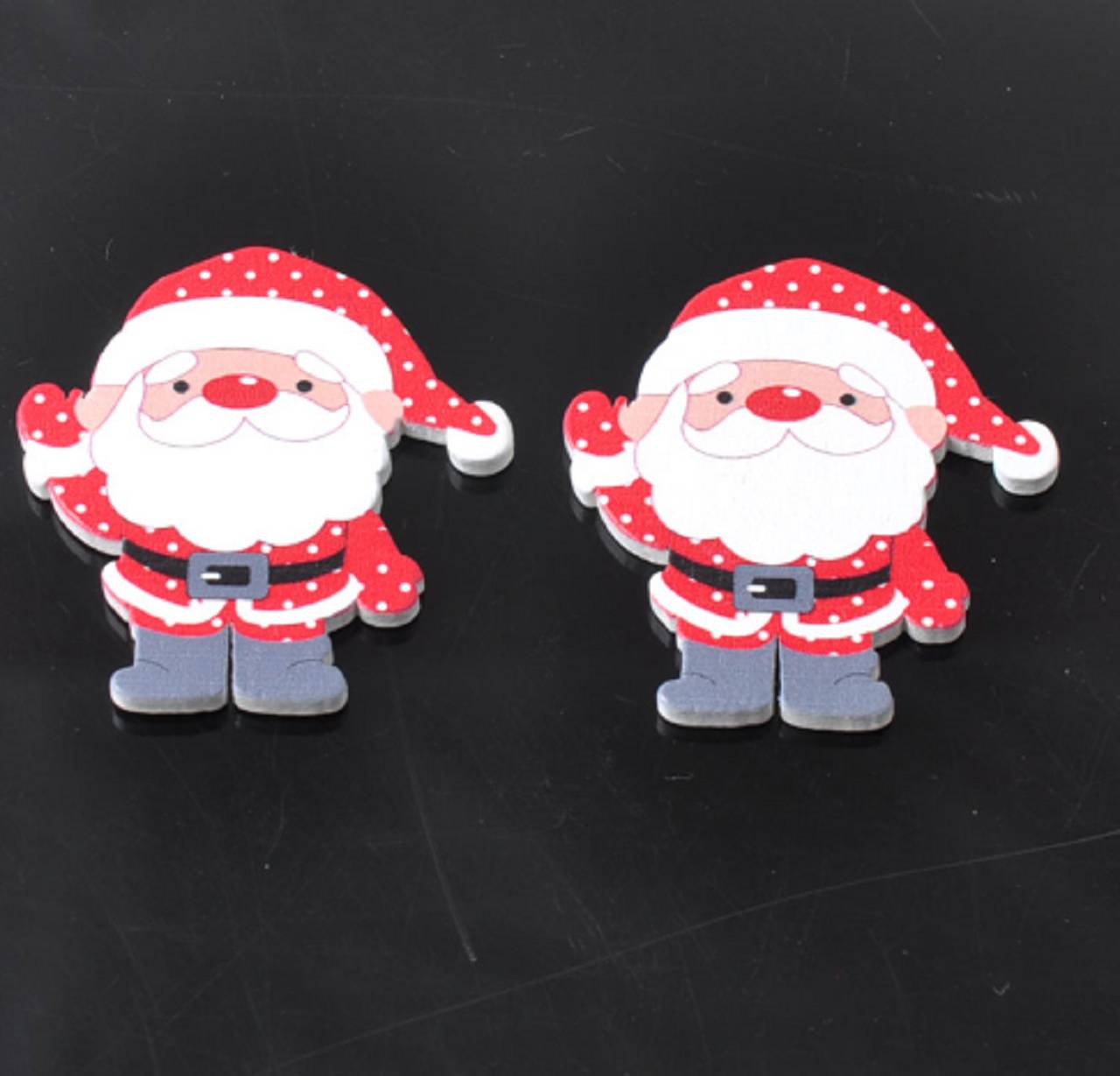 VY104 Výrez drevený Santa Clause 3,5 x 4,0 cm