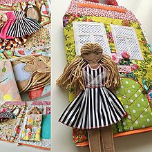 Hračky - Quiet book, dollhouse (na objednávku ) - 9920879_