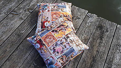 Úžitkový textil - Obliečky s jesenným motívom (Jesenný patchwork) - 9925566_