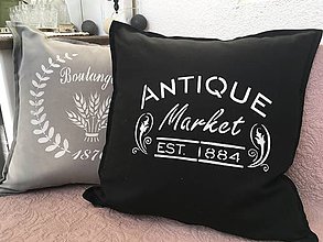 Úžitkový textil - Vankúšik  "antique market" - 9922417_