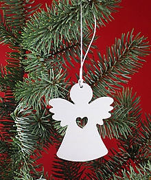 Dekorácie - Anjel - ozdoba na vianočný stromček - 9929090_