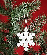 Dekorácie - Snehová vločka 1 - ozdoba na vianočný stromček - 9929556_