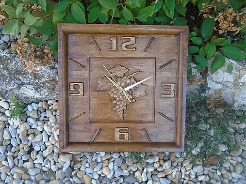 Hodiny - hodiny s hroznom - 9933286_