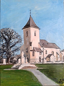 Obrazy - kostol pri Prešove  - 9931844_