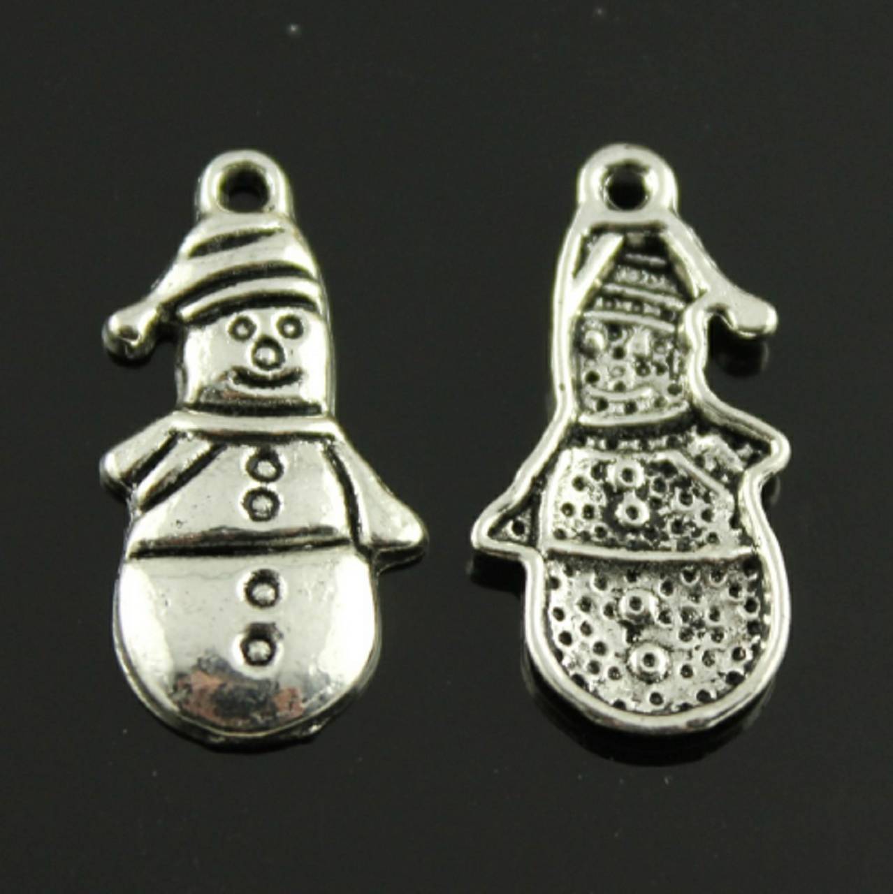 Prívesok vianočný SNEHULIAK 2,5 x 1,2 cm
