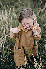 Detské oblečenie - LUSKÁČIK detský plášť (Zelená) - 9940286_