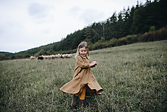Detské oblečenie - LUSKÁČIK detský plášť (Zelená) - 9940293_