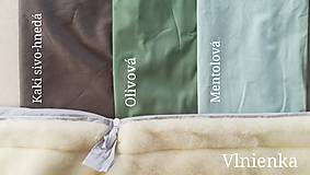 Detský textil - RUNO SHOP fusak pre deti do kočíka 100% ovčie runo MERINO TOP super wash ELEGANT royal blue / olive green/ mint/ petrol green - 9941392_