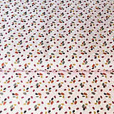 Textil - ružové lupienky; 100 % bavlna Francúzsko, šírka 150 cm - 9938618_