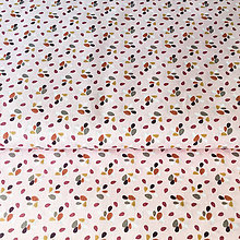 Textil - ružové lupienky; 100 % bavlna Francúzsko, šírka 150 cm - 9938618_