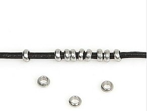 Komponenty - Krúžok strieborný 2,5 x 1, 0 mm - 9942156_