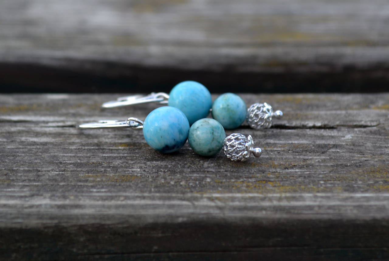 Hemimorfit náušnice Ag 925