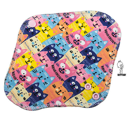 Úžitkový textil - Látková intimka/slipová vložka - Veselé mačky - 9943264_