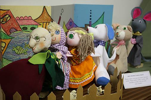 Hračky - Rozprávka. Ako dedko ťahal repku Bábkové divadlo. - 9944203_