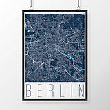 Obrazy - BERLÍN, moderný, tmavomodrý - 9947890_