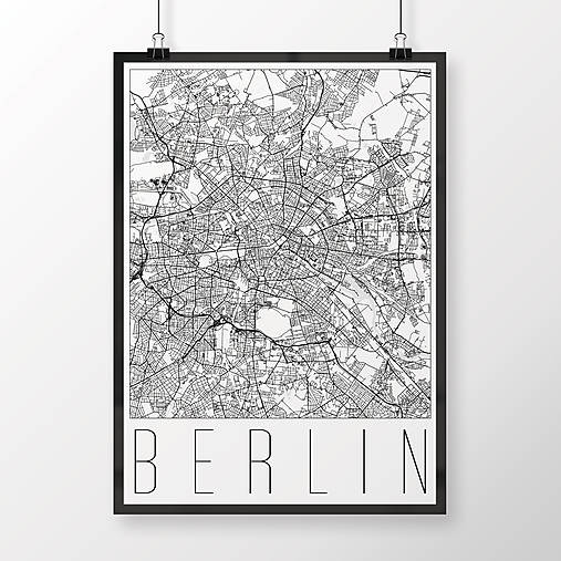 Obrazy - BERLÍN, moderný, biely - 9948258_