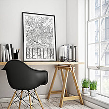 Obrazy - BERLÍN, elegantný, biely - 9948307_