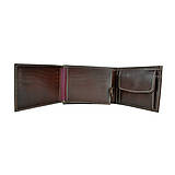 Pánske tašky - Pánska peňaženka z pravej kože v tmavo hnedej farbe - 9947709_