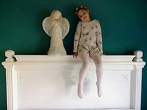Dekorácie - Velky stojaky anjel z plsti cca 60cm - 9949918_