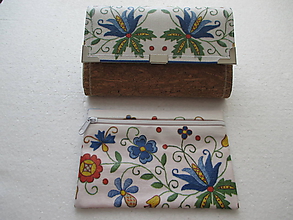Peňaženky - Peňaženka "Ornament 2" + kapsička - 9950577_