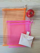 Úžitkový textil - Nákupná súprava vreciek na zeleninu - basic (Orange) - 9952263_