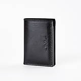 Pánske tašky - Kožená peňaženka mini na bankovky a kreditné karty ZMEJSS - 9951395_