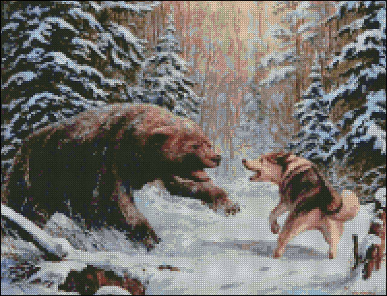 Александр Мельников картина охота