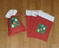 Úžitkový textil - Mikulášske/vianočné vrecúška na drobnosti  (na drobnosti 2) - 9956501_