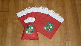 Úžitkový textil - Mikulášske/vianočné vrecúška na drobnosti  (na drobnosti 2) - 9956531_