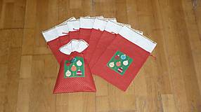 Úžitkový textil - Mikulášske/vianočné vrecúška na drobnosti  (na drobnosti 2) - 9956533_