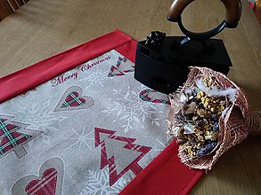 Úžitkový textil - Obrúsok Merry Christmas... - 9961061_
