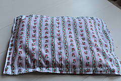 Úžitkový textil - Hrejivý vankúšik vidiek (214 g 17x 28cm - Červená) - 9960993_