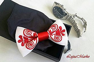 Pánske doplnky - Čardáš dvoch sŕdc motýlik - 9965536_