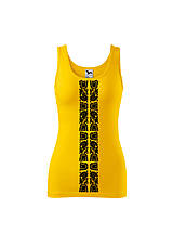 Topy, tričká, tielka - AKÝ KRAJ, TAKÝ KROJ (Žltá) - 9969125_