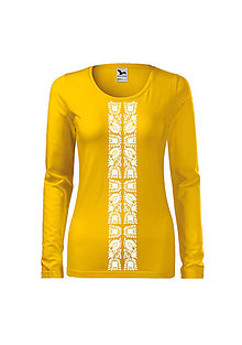 Topy, tričká, tielka - AKÝ KRAJ, TAKÝ KROJ (Žltá) - 9969104_