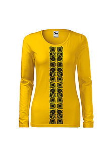 Topy, tričká, tielka - AKÝ KRAJ, TAKÝ KROJ (Žltá) - 9969105_