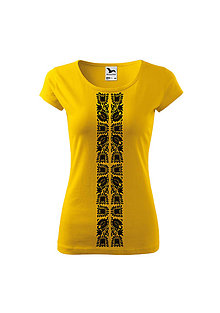 Topy, tričká, tielka - AKÝ KRAJ, TAKÝ KROJ (Žltá) - 9969112_
