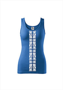 Topy, tričká, tielka - AKÝ KRAJ, TAKÝ KROJ (Modrá) - 9969121_
