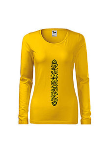 Topy, tričká, tielka - AKÝ KRAJ, TAKÝ KROJ (Žltá) - 9969150_