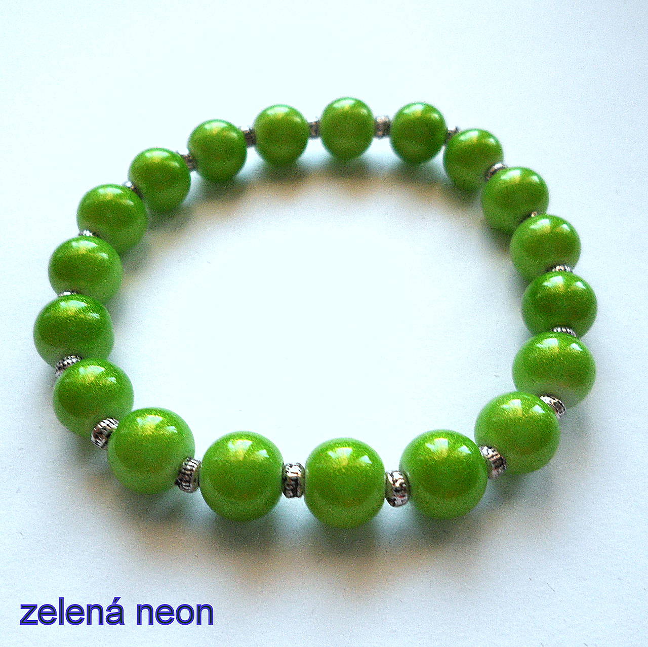 Náramok-OXANA (zelená neon)