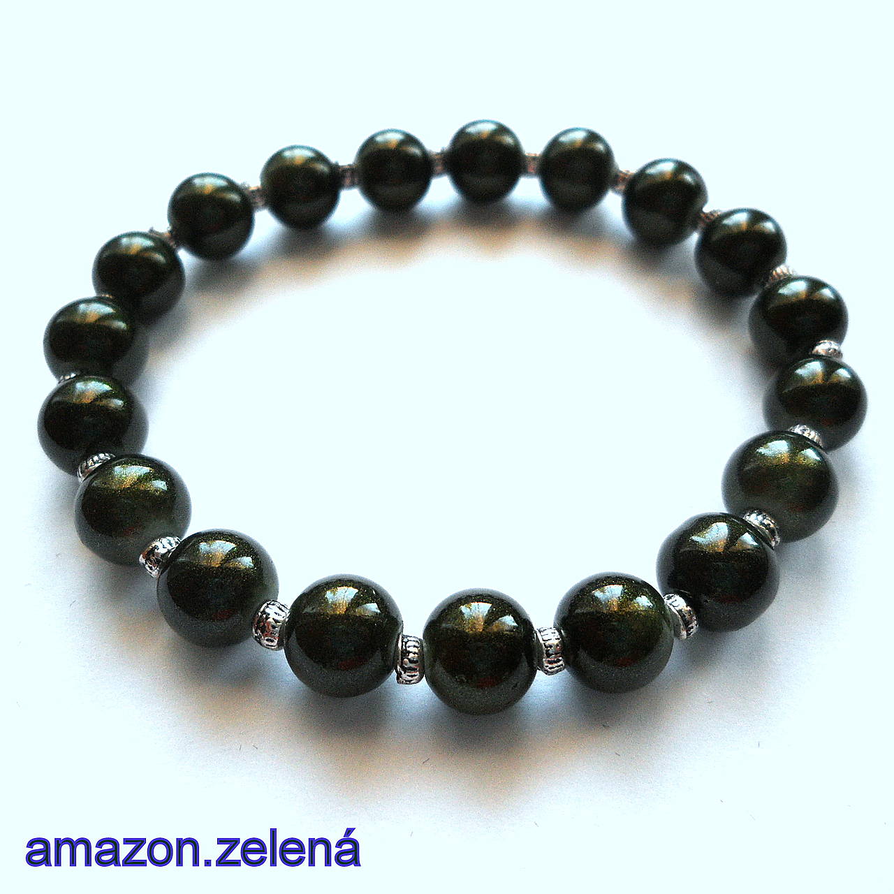 Náramok-OXANA (amazon.zelená)