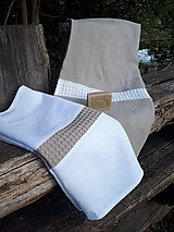 Úžitkový textil - Ľanová osuška a uterák Pure Linen I - 9970001_