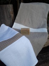 Úžitkový textil - Ľanová osuška a uterák Pure Linen I - 9970002_