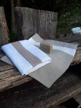 Úžitkový textil - Ľanová osuška a uterák Pure Linen I - 9970006_