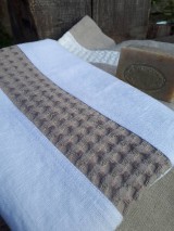 Úžitkový textil - Ľanová osuška a uterák Pure Linen I - 9970008_